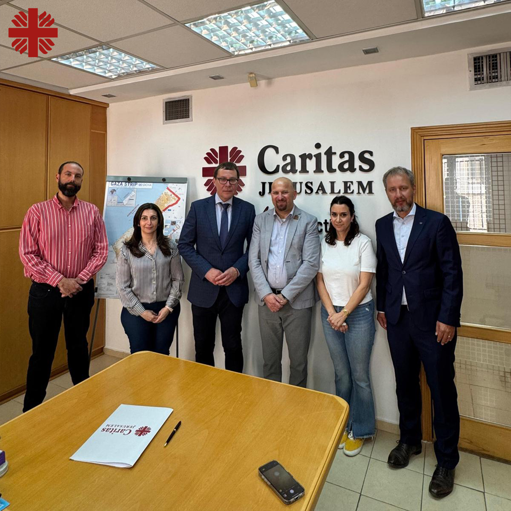Signing of Cooperation Agreement Between Caritas Jerusalem and the Czech Republic to Support the Mobile Clinic in Taybeh