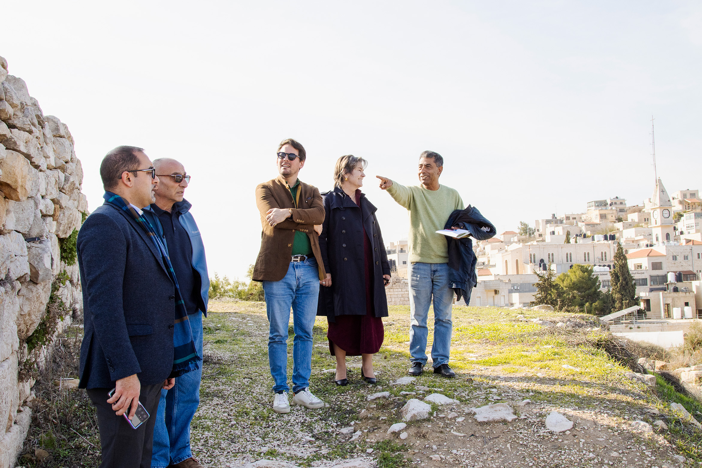 Father Bashar Fawadleh Receives Ambassador of the Order of Malta and Highlights Taybeh’s Challenges