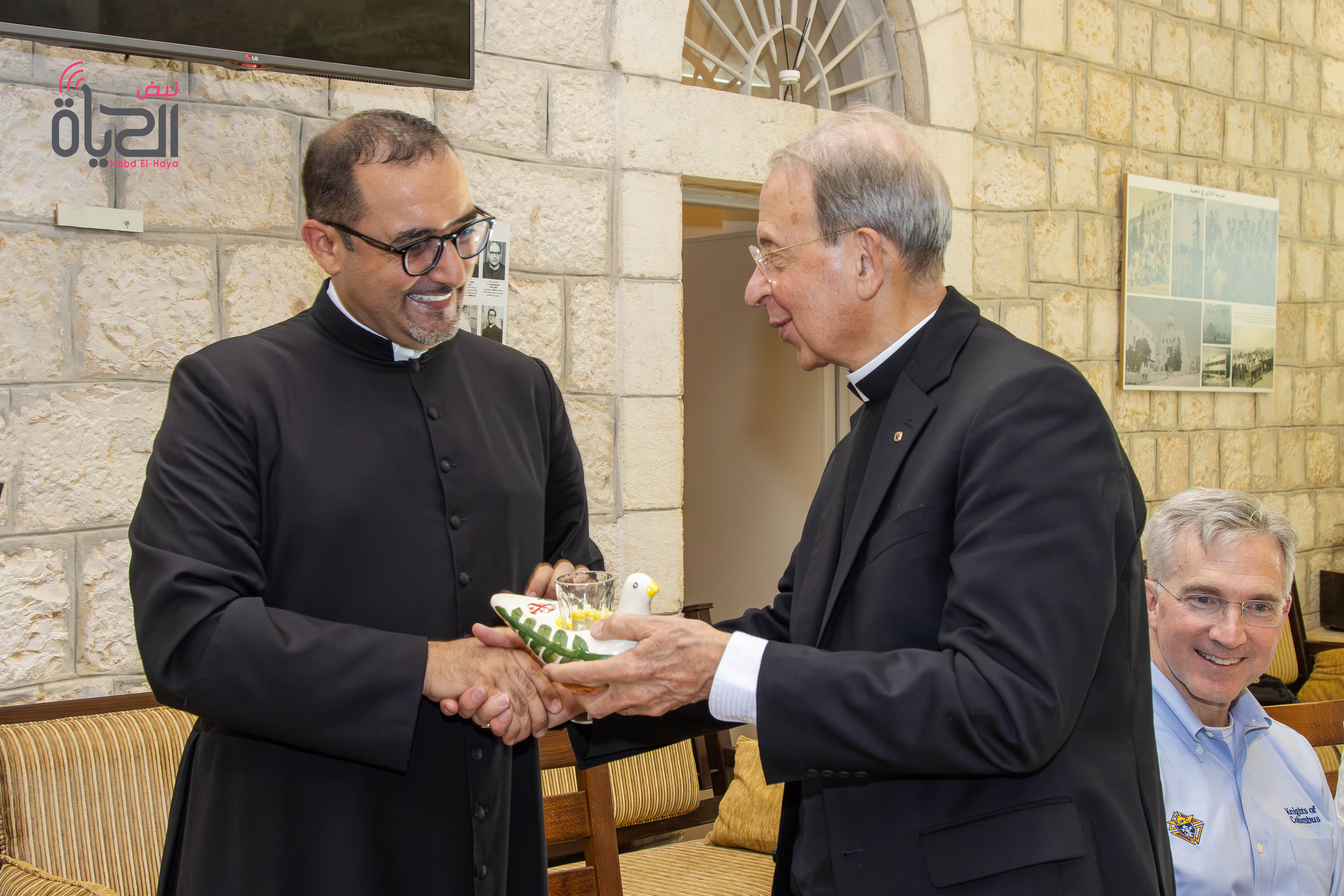 Delegation from CNEWA and Knights of Columbus Visits Taybeh