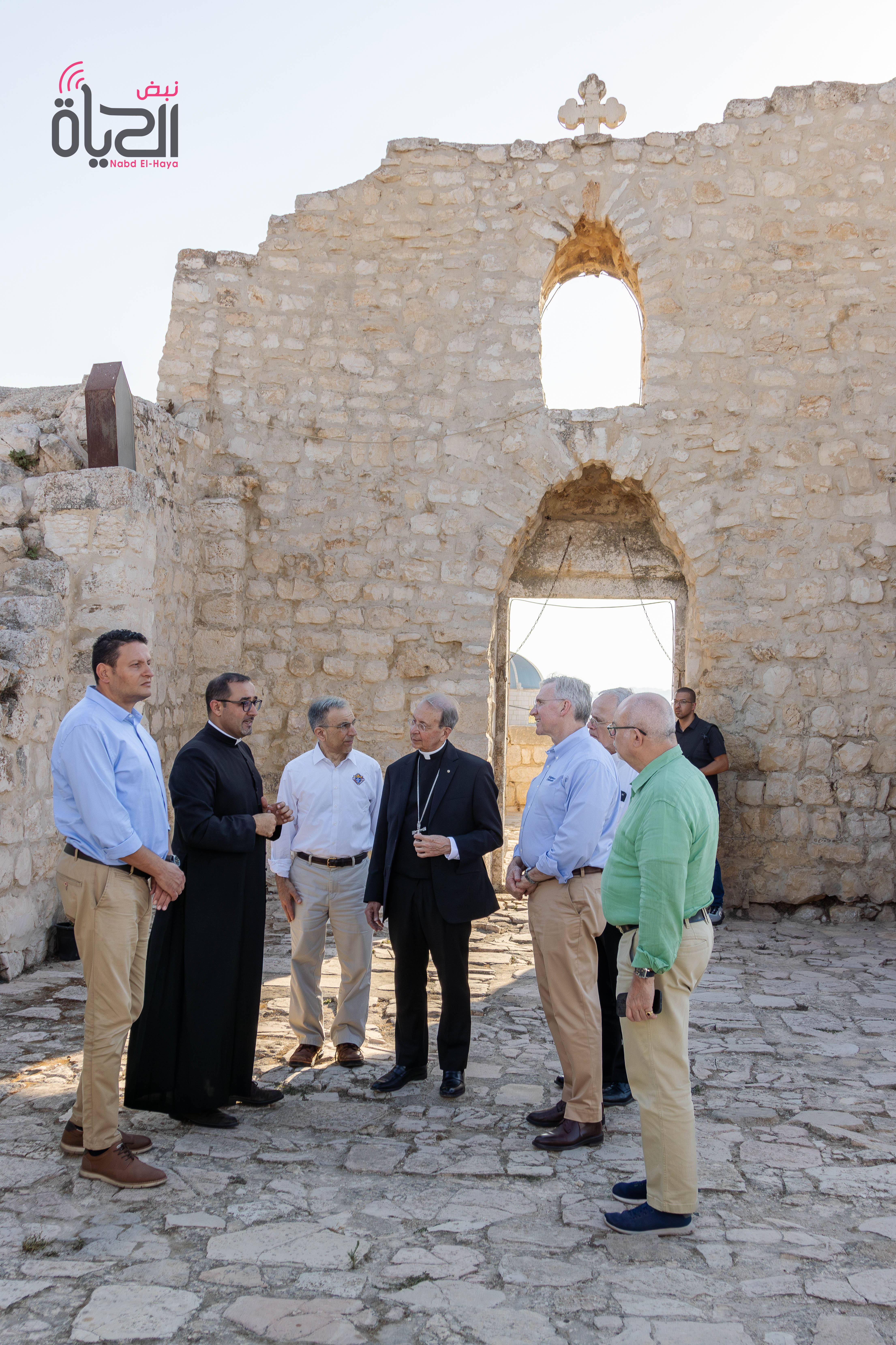 Delegation from CNEWA and Knights of Columbus Visits Taybeh