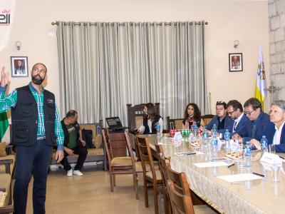 High-Level Czech Delegation Visits Caritas Medical Center in Taybeh and Reviews Caritas Jerusalem Programs
