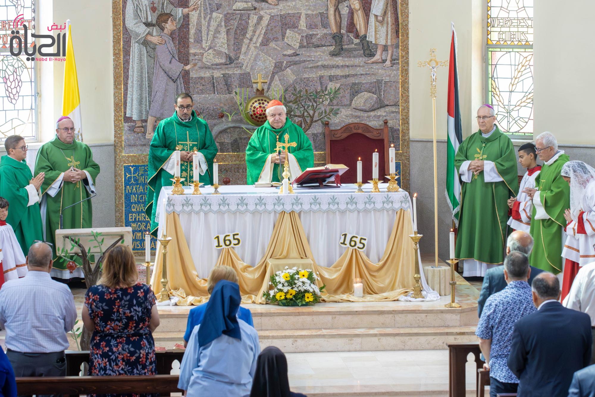 Son Eminence Le Cardinal Aveline visite Taybeh