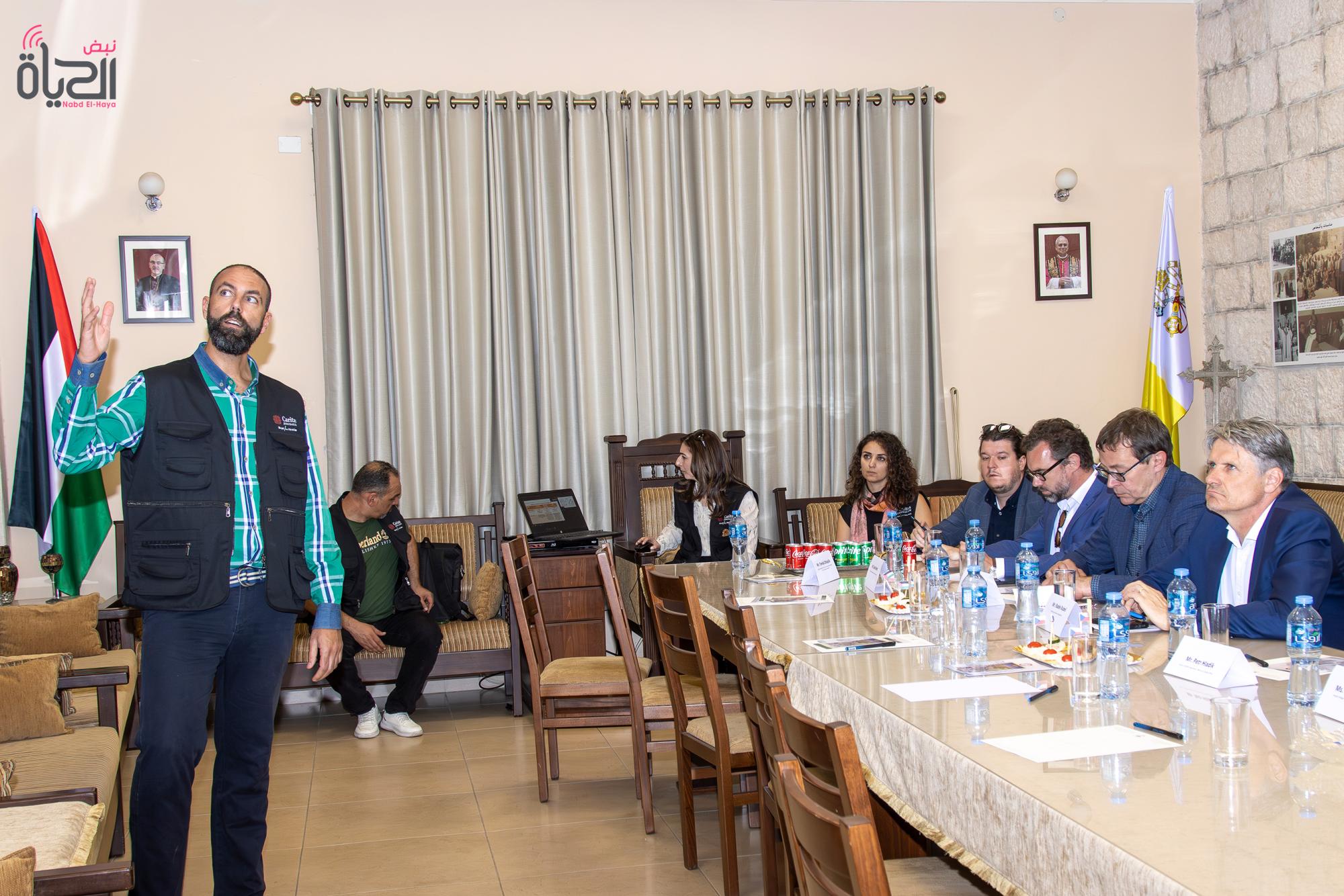 High-Level Czech Delegation Visits Caritas Medical Center in Taybeh and Reviews Caritas Jerusalem Programs